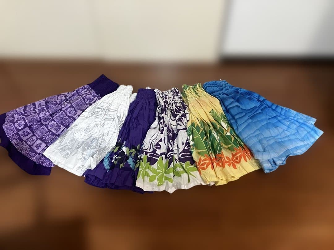 値下げ‼️フラダンス用スカート6着セット