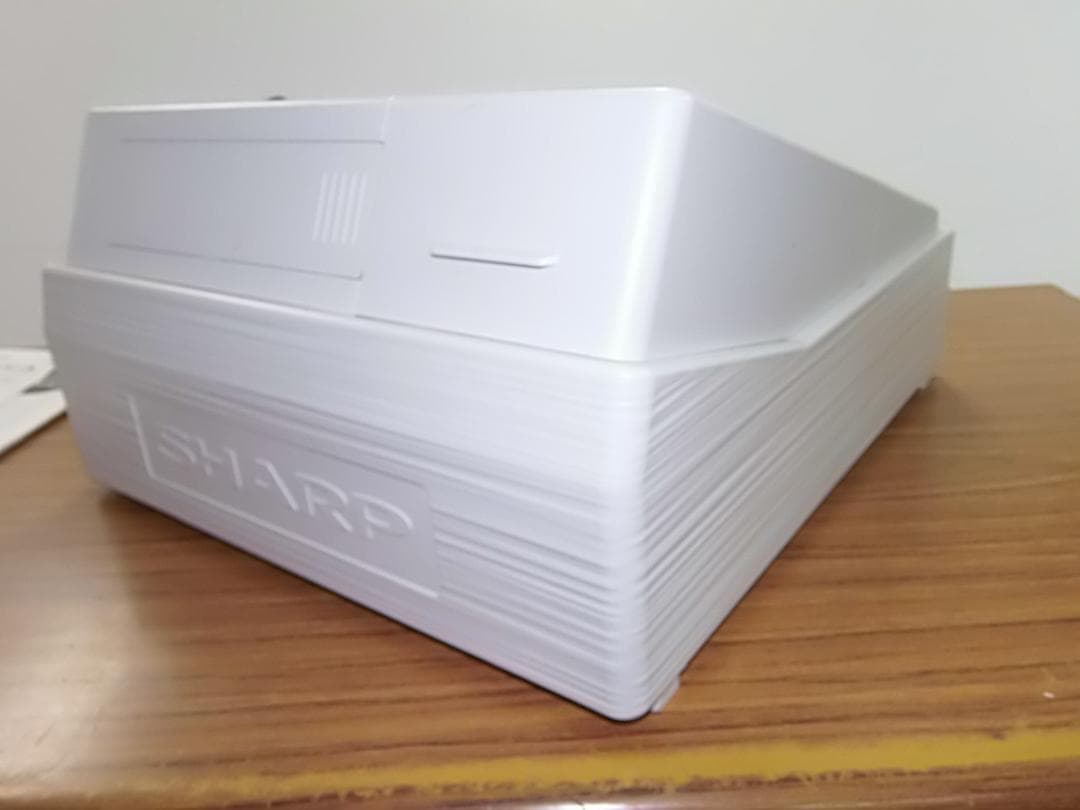 白320設定無料横型領収証シャープ８部門インボイスレジスターXE-A147