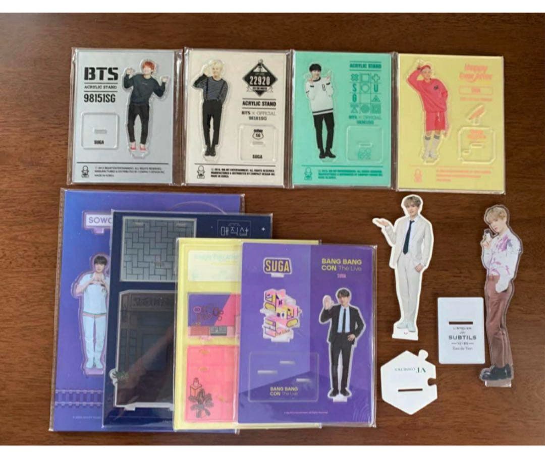 BTS SUGA ユンギ　公式　アクリルスタンド　 10点セット