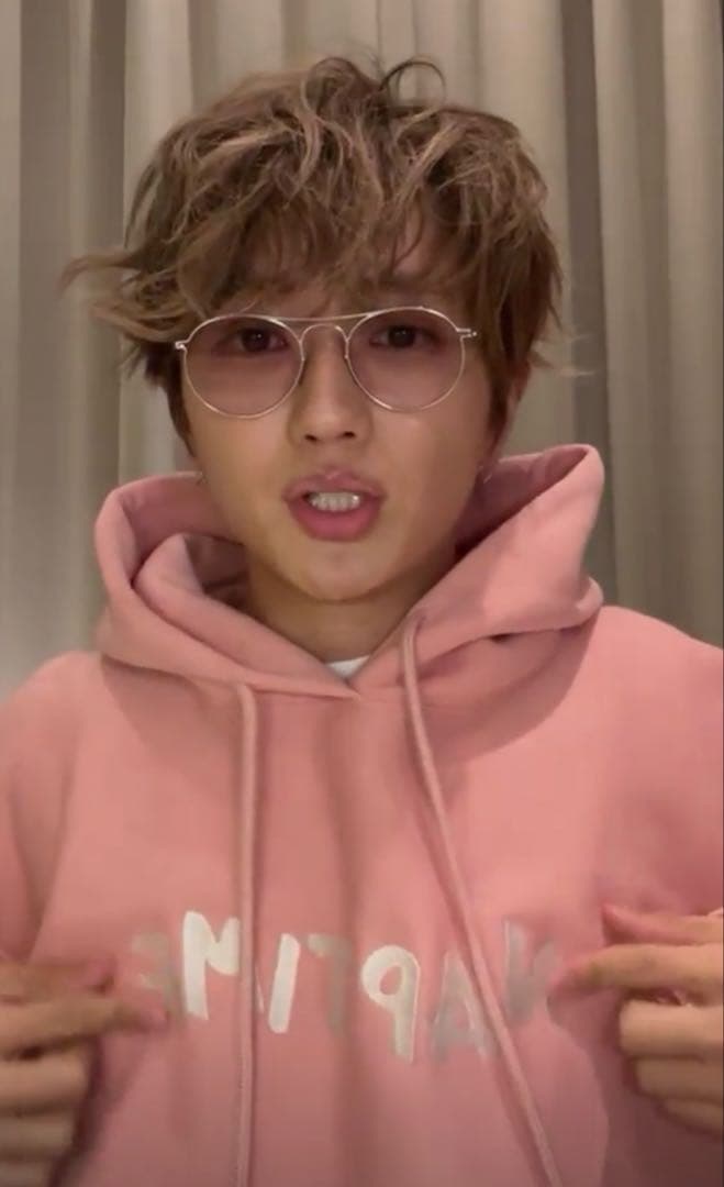 ナップタイム　naptime. Nissy パーカー　イエロー　ピンク