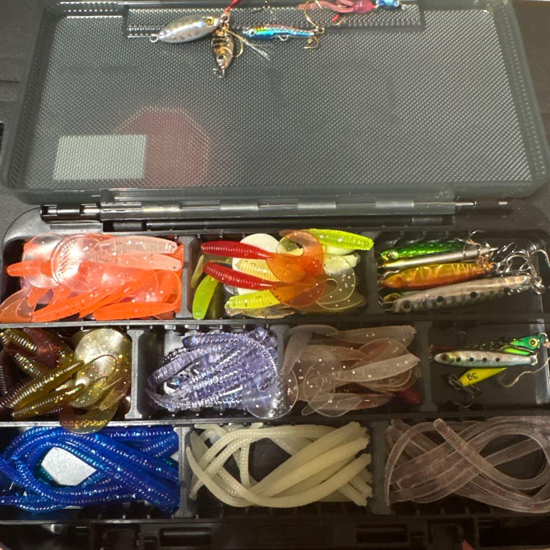 アジングセット　ワーム　リール リール.レブロスLT2000S 魚種メタル