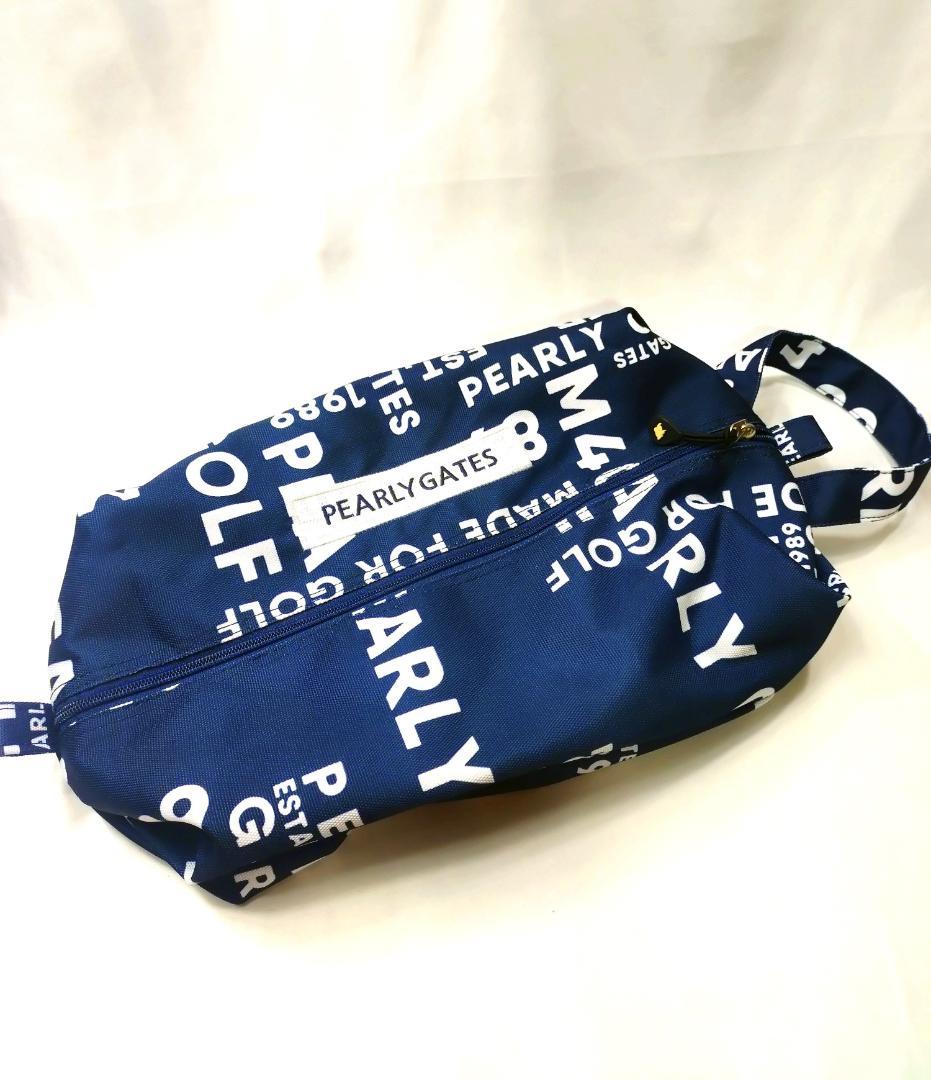 PEARLY GATES ゴルフシューズケース ネイビー