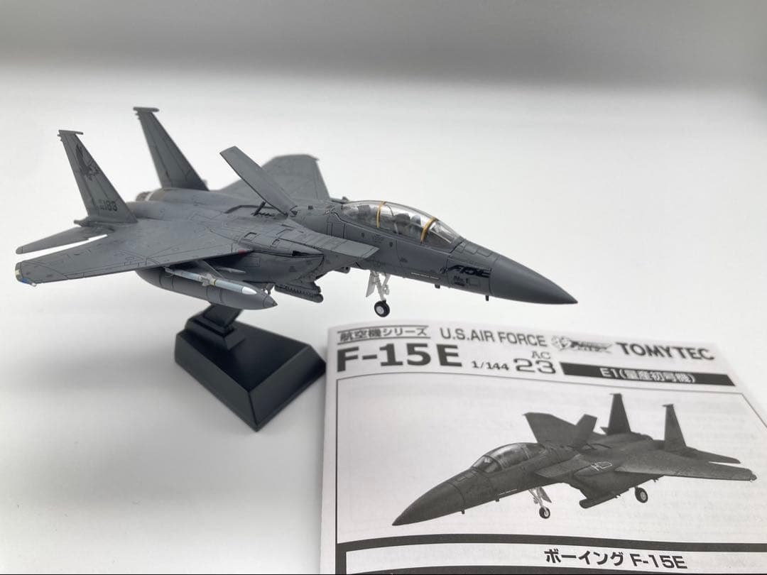 技mix TOMYTEC AC23 米空軍 F-15E E1（量産初号機）