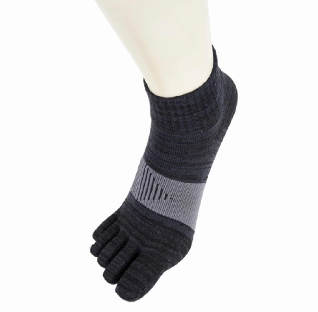 ショート丈【アディダス×福助】五本指ソックス 滑り止め付き 38足セット