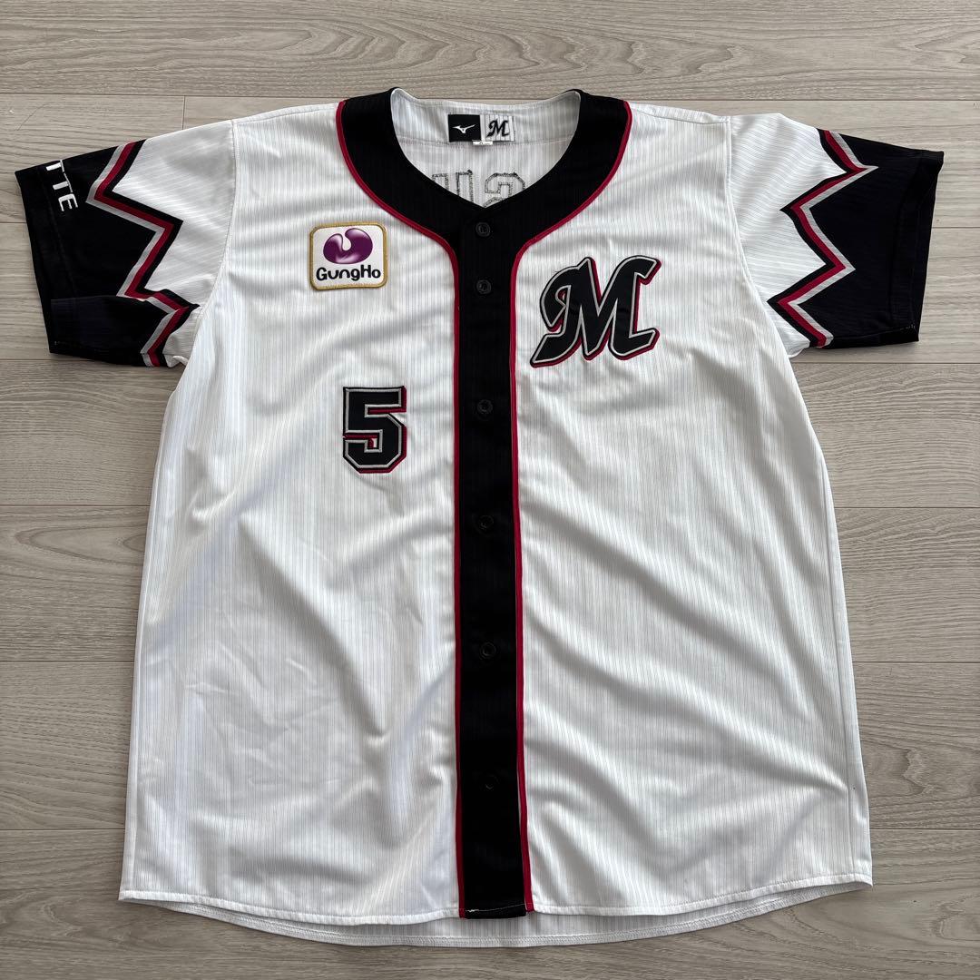 千葉ロッテマリーンズ　誠ユニ　復刻　安田