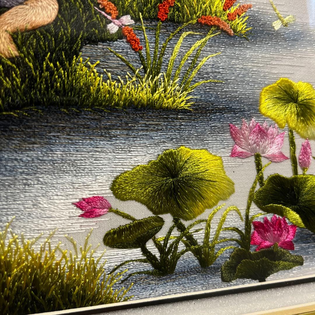 ベトナム刺繍絵　Lifestyle of the Countryside