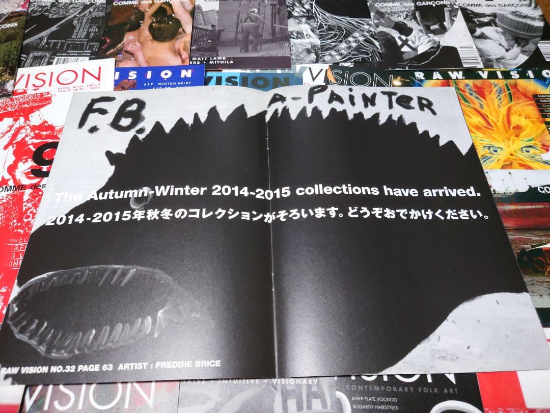 2014 COMME des GARÇONS DM RAW VISION全21冊