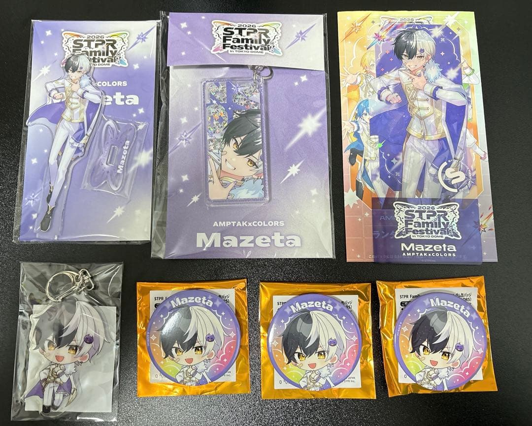 まぜ太 アクリルスタンド アクリルキーホルダー 缶バッジ クリアカード