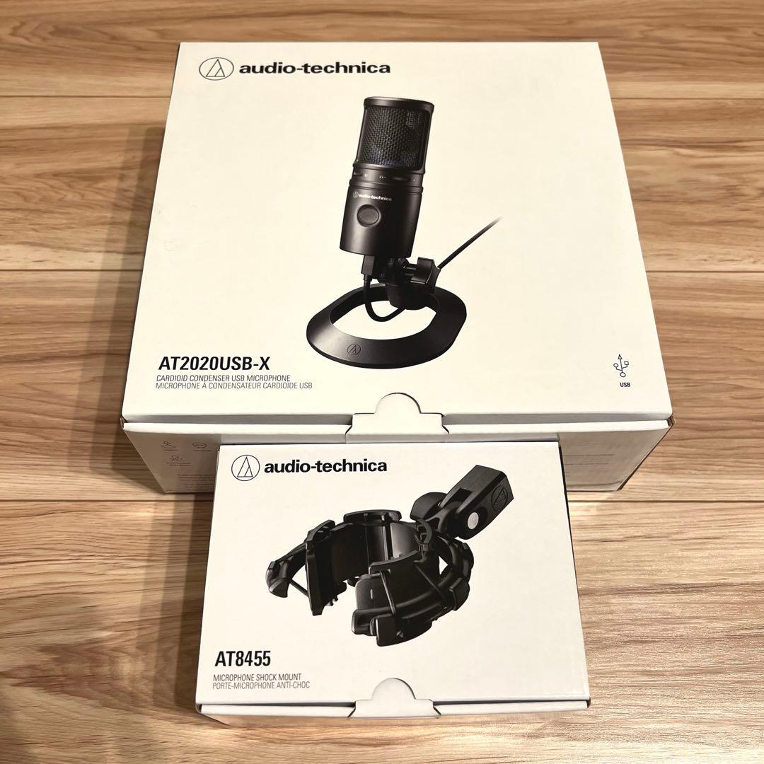 audio-technica AT2020USB-X、AT8455セット