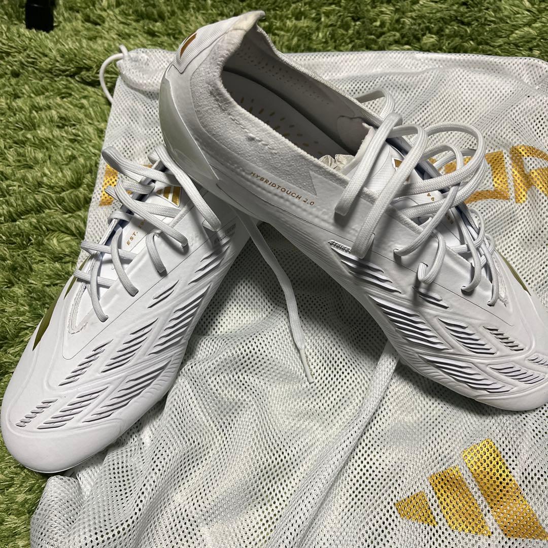adidas Predator ホワイト/ゴールド FG