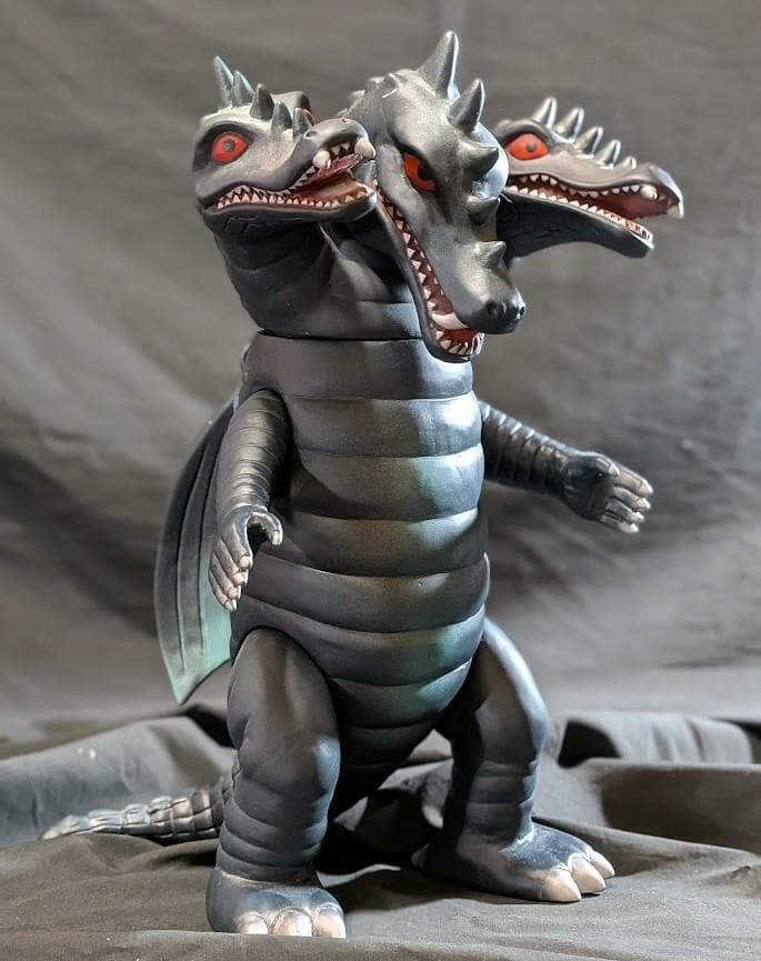 ジャイアント 三つ首竜「スペクトルマン」登場怪獣（マスダヤ復刻）ソフビ
