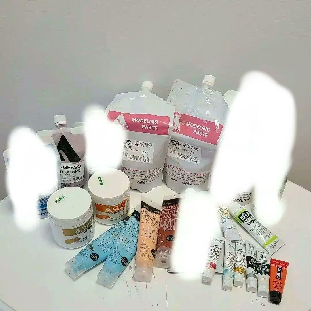 ホルベイン　アクリラ　アクリル　ジェッソ　カラージェッソ　モデペ　まとめ売り