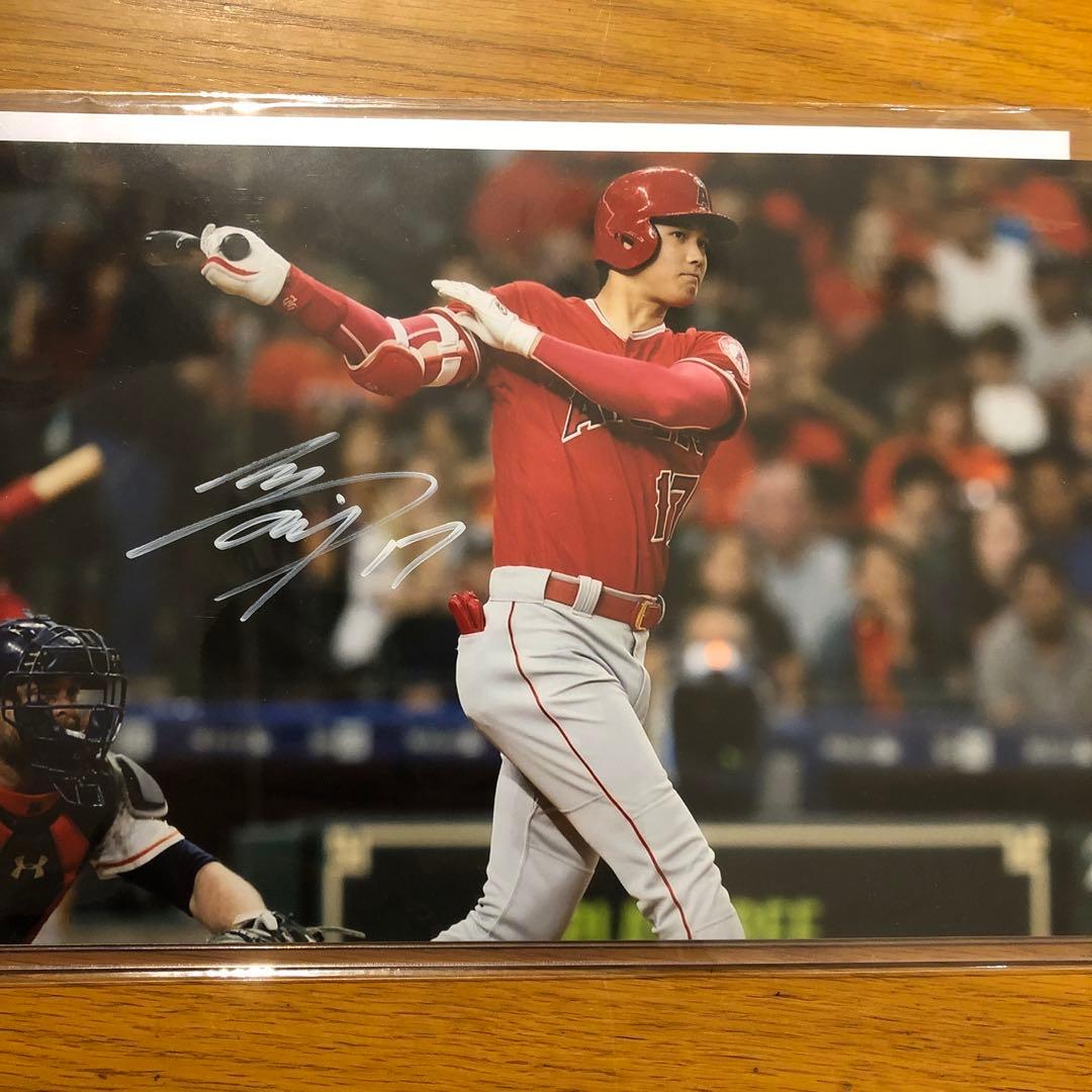 MLB 大谷翔平　直筆サイン入りPhoto エンジェルス ドジャース