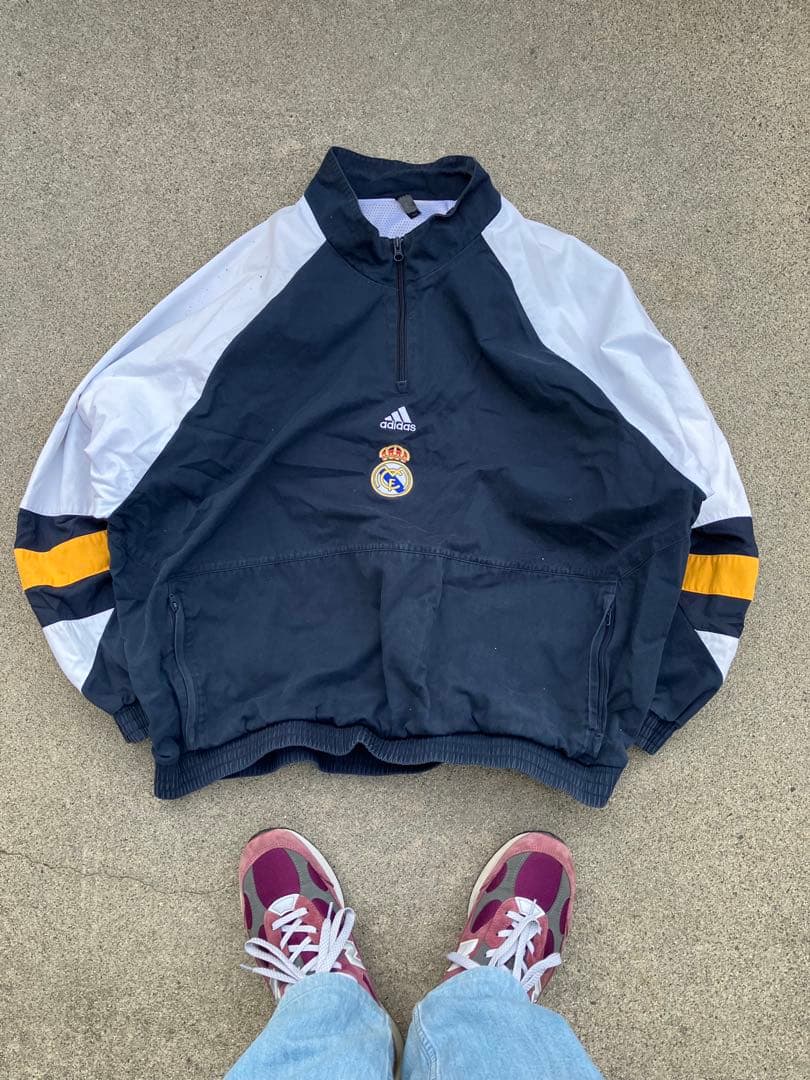【入手困難】アディダスxレアルマドリード ドリルトップ　ビンテージ2XL