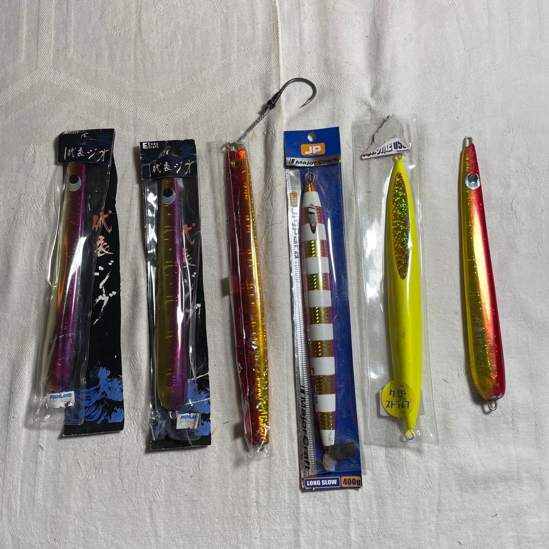 代表ジグ・オリジナル・メジャークラフト 深海/中深海メタルジグ 6本セット