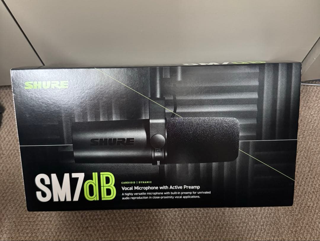 SHURE SM7dB 正規品【2025年7月購入】付属品完備