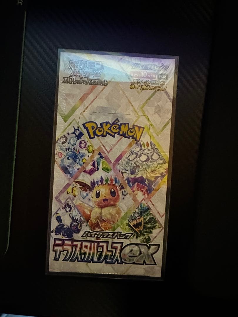 ポケモンカードゲーム テラスタルフェスex BOX 未開封 シュリンク付