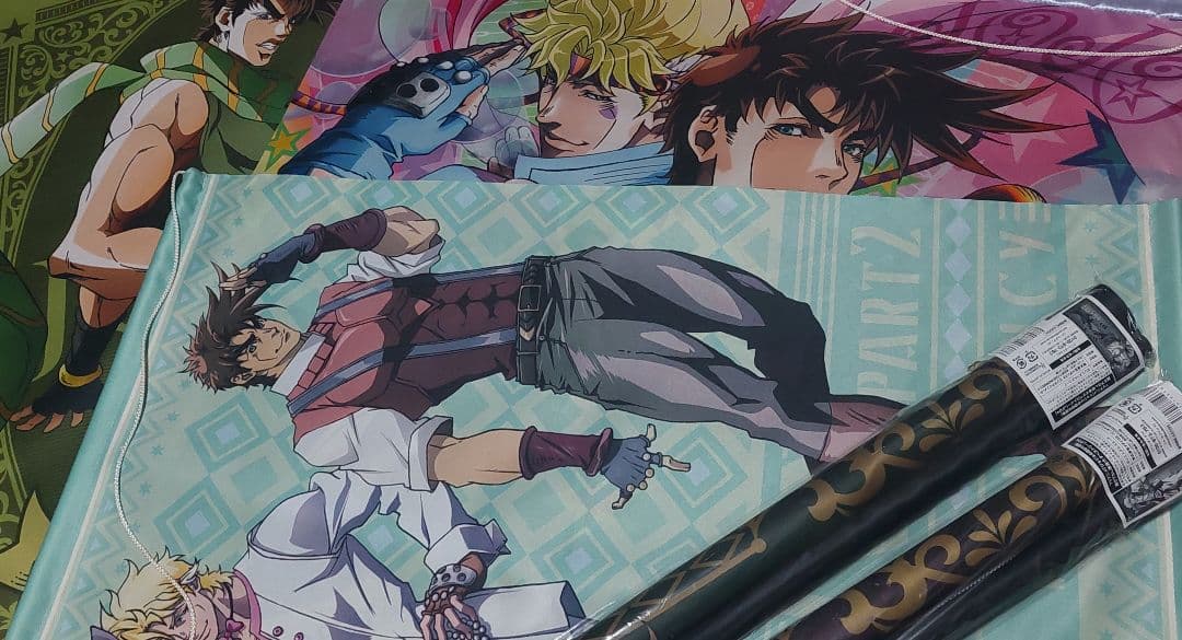 ジョジョの奇妙な冒険 2部 戦闘潮流 タペストリー ジョセフ シーザー