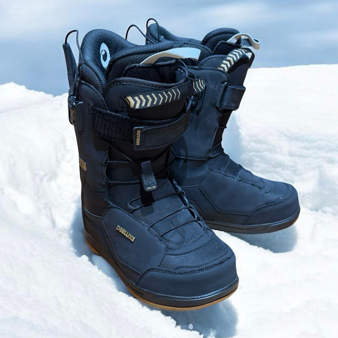 【美品】DEELUXE ID 6.3 スノーボードブーツ 24.5cm ブラック