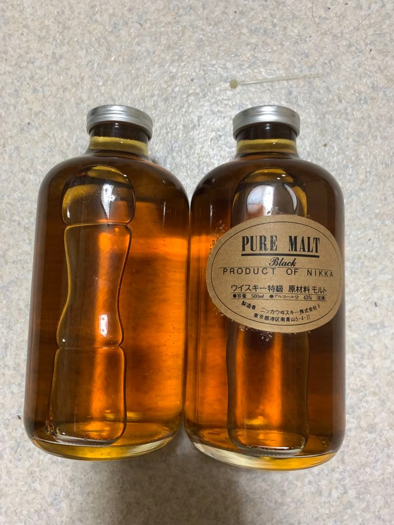 NIKKA ピュアモルトウイスキー 2本！ 余市蒸留所限定　送料込み！