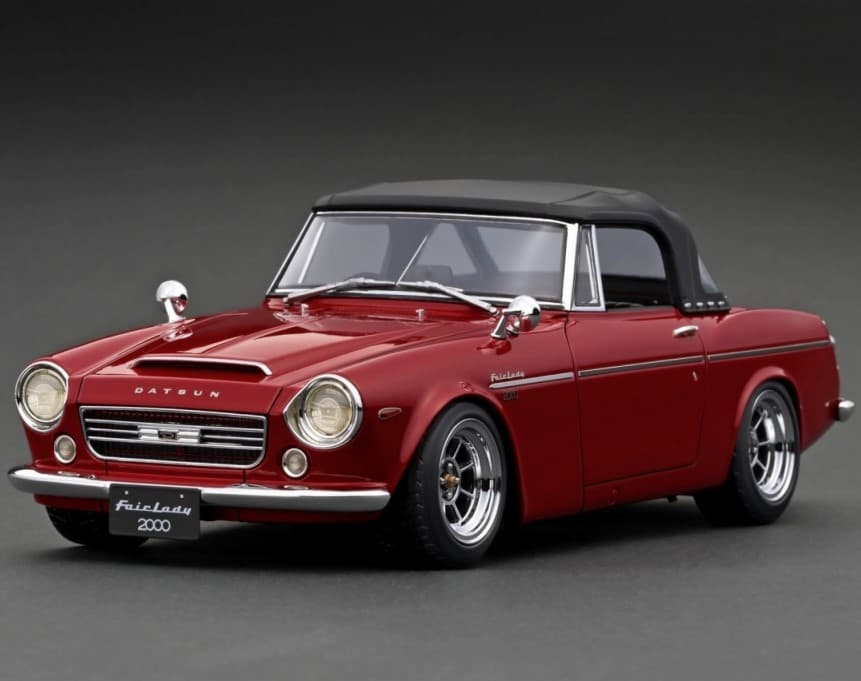 ミニカー 1/18 DATSUN Fairlady 2000 SR311 WineRed