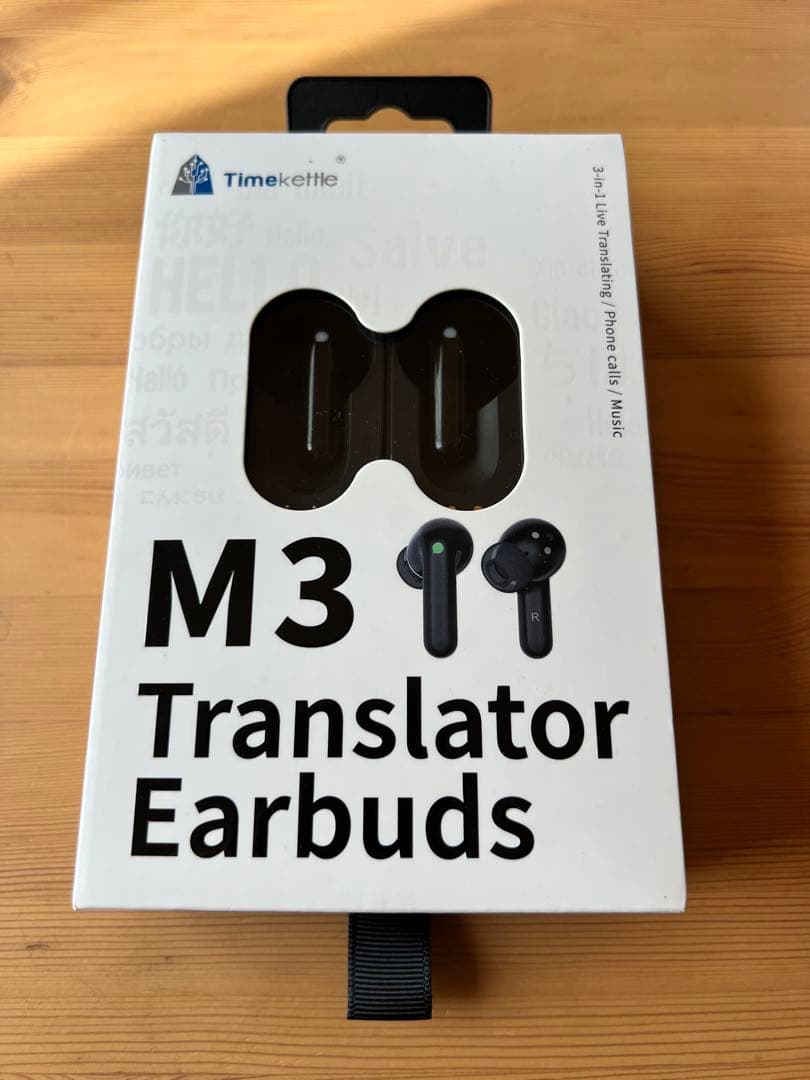 Timekettle M3 イヤホン翻訳機 オンライン式　メーカー保証
