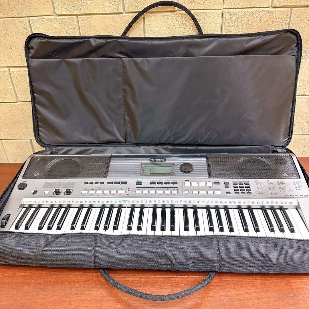 【美品】YAMAHA PSR-E443 61鍵盤 電子キーボード 純正ケース付