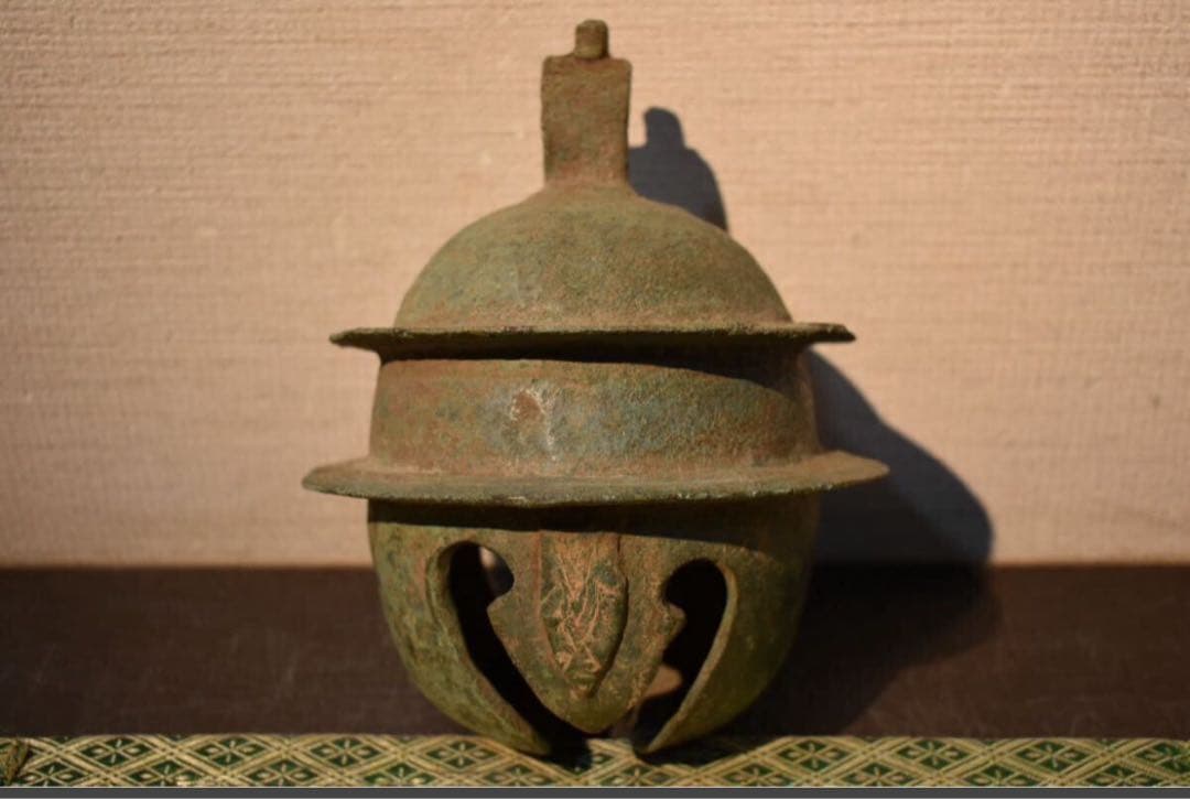 高麗時代 青銅製 金銅鈴 祭祀 密教法具 仏具 仏教美術 仏像 骨董 古美術