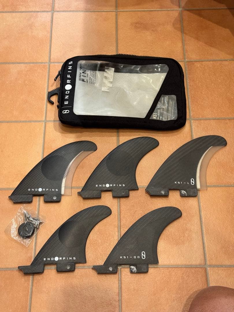 ENDORFINS サーフボードフィン 5枚セット