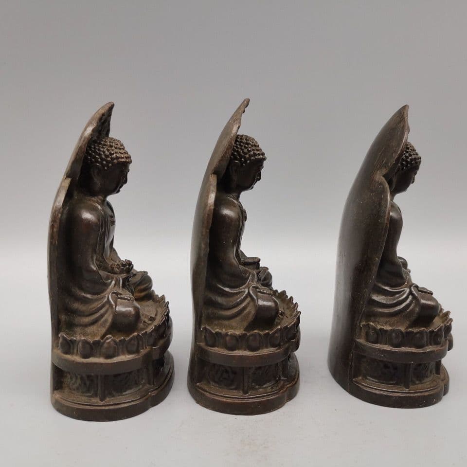 仏教美術 三宝仏 工芸品 美術品 置物