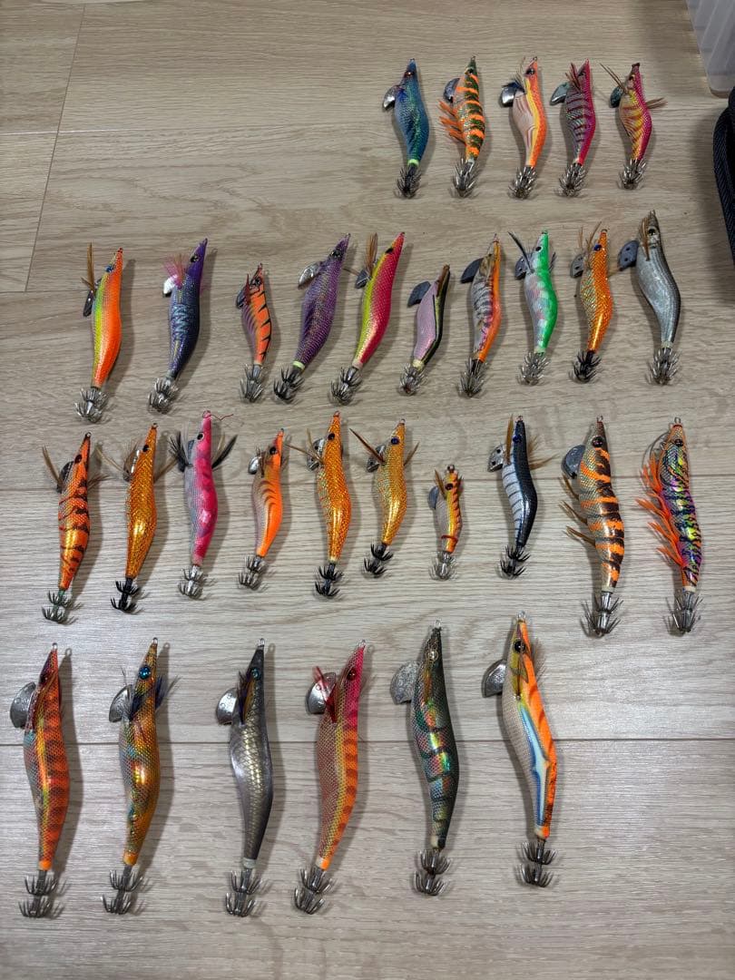 エギ・餌木セットとギャフ・ケースセット