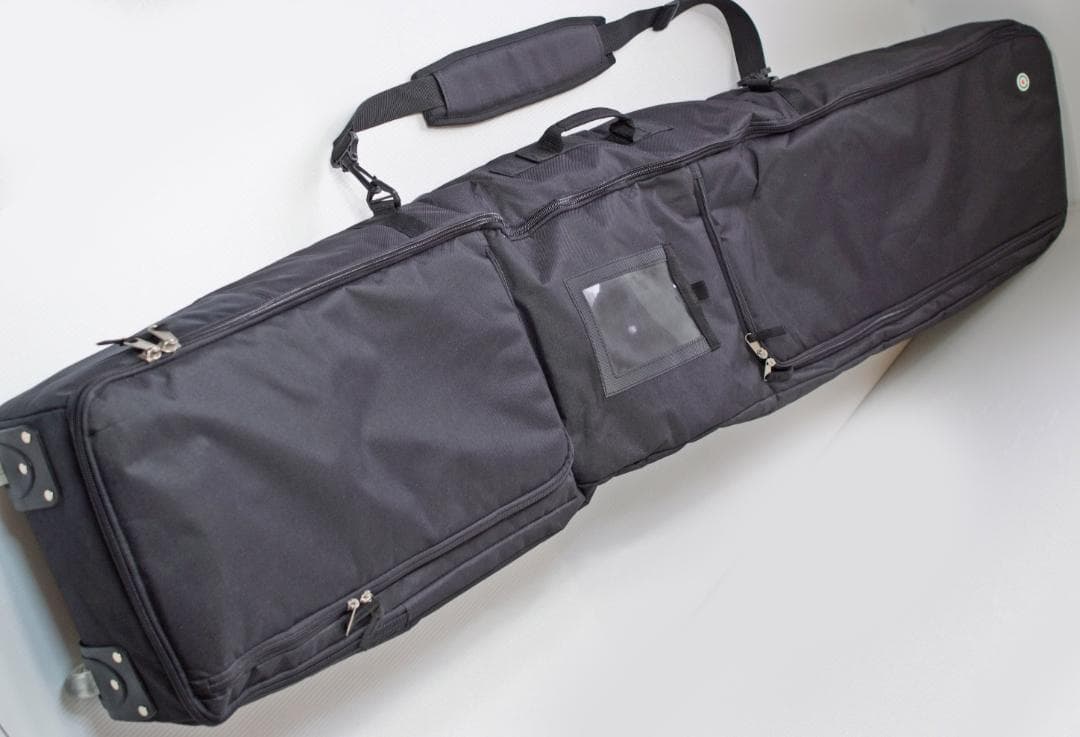 ☆オールインワン W35大型スキーケース ブーツ収納 静音ローラー スノーボード