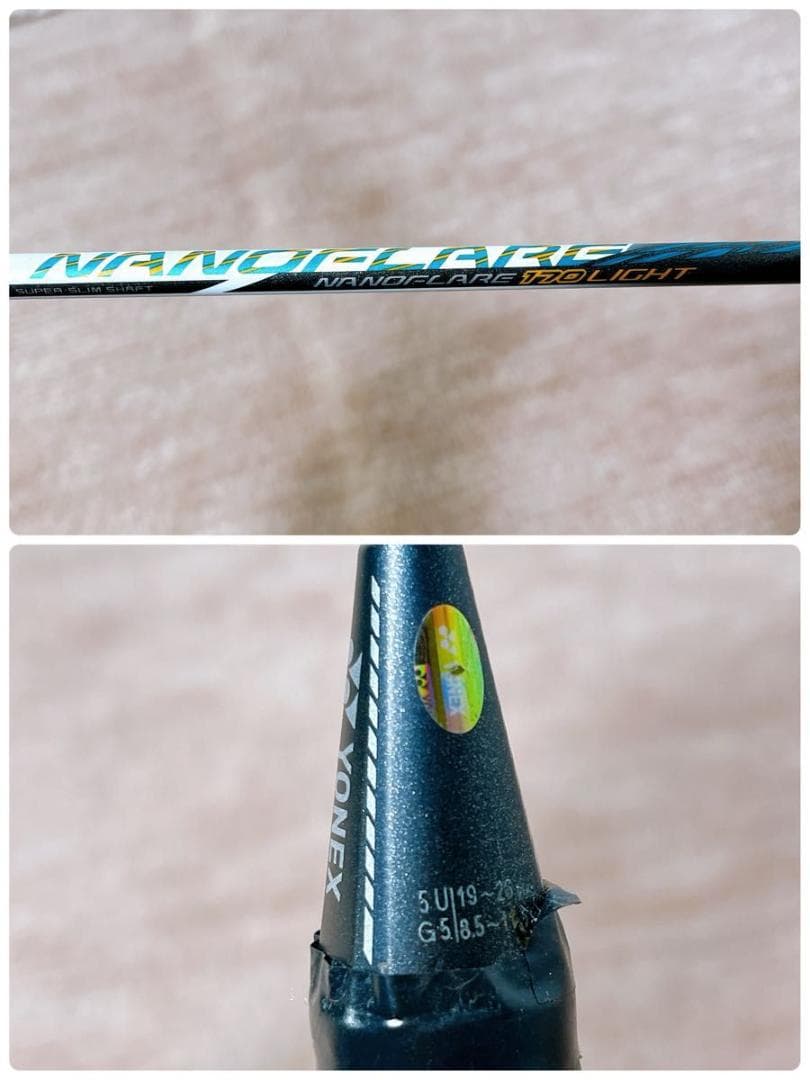 YONEX ヨネックス ナノフレア 170 ライト バドミントン ラケット 人気