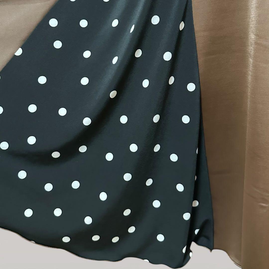 【１点限り】フラメンコファルダ　エスカルゴタイプ　ブラウン系