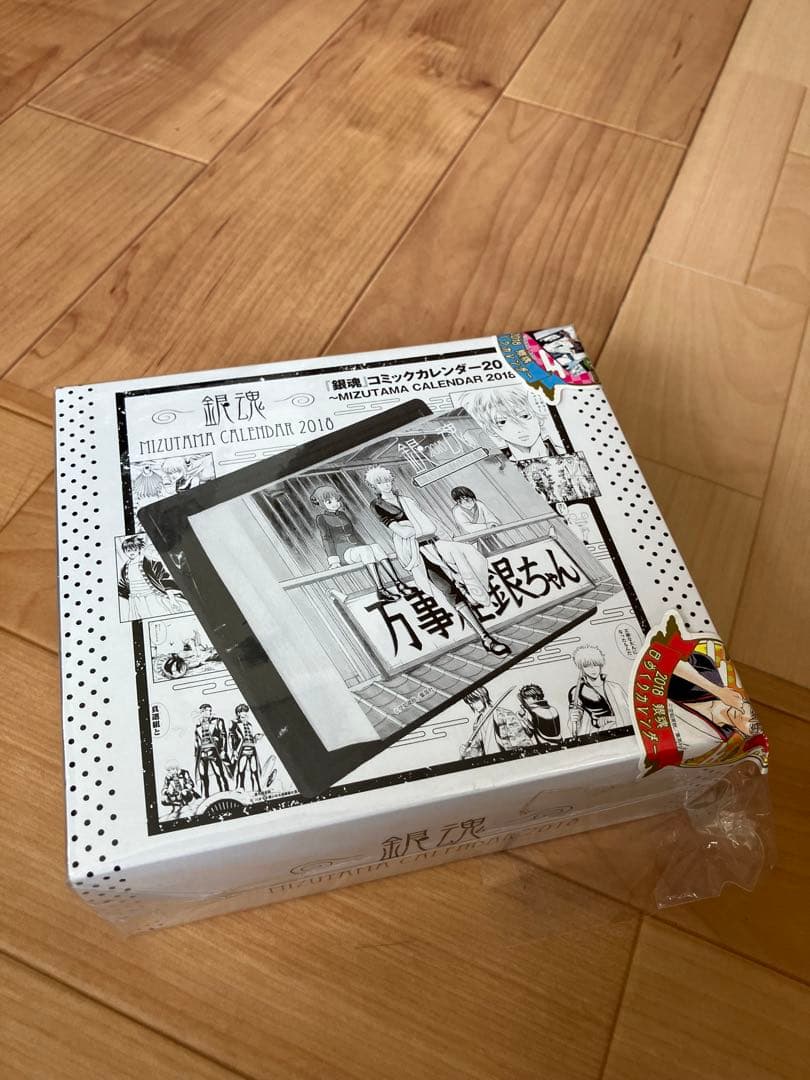 希少　『銀魂』コミックカレンダー2018 缶入り日めくり ～水魂カレンダー～