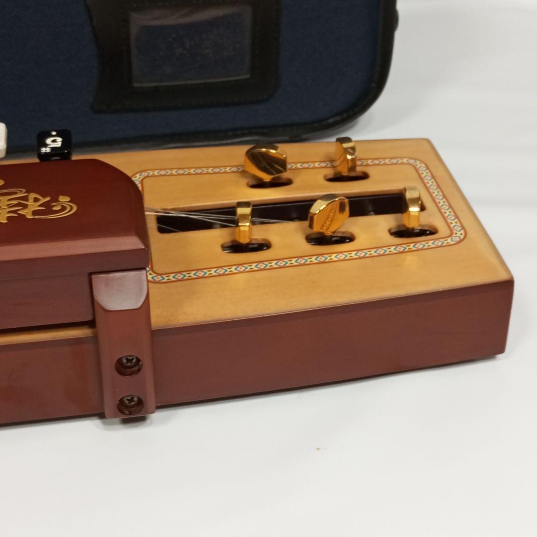 SUZUKI 電気大正琴 桂 TAS-11 調律器ST-300付　ピック5枚