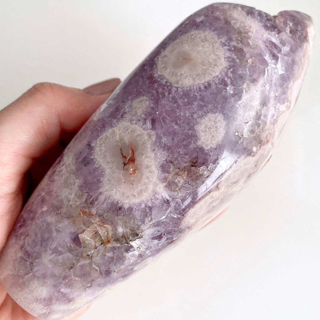 ★★★破格 最終特価【 ピンクアメジスト トーチ型 ドーム 約500g 】