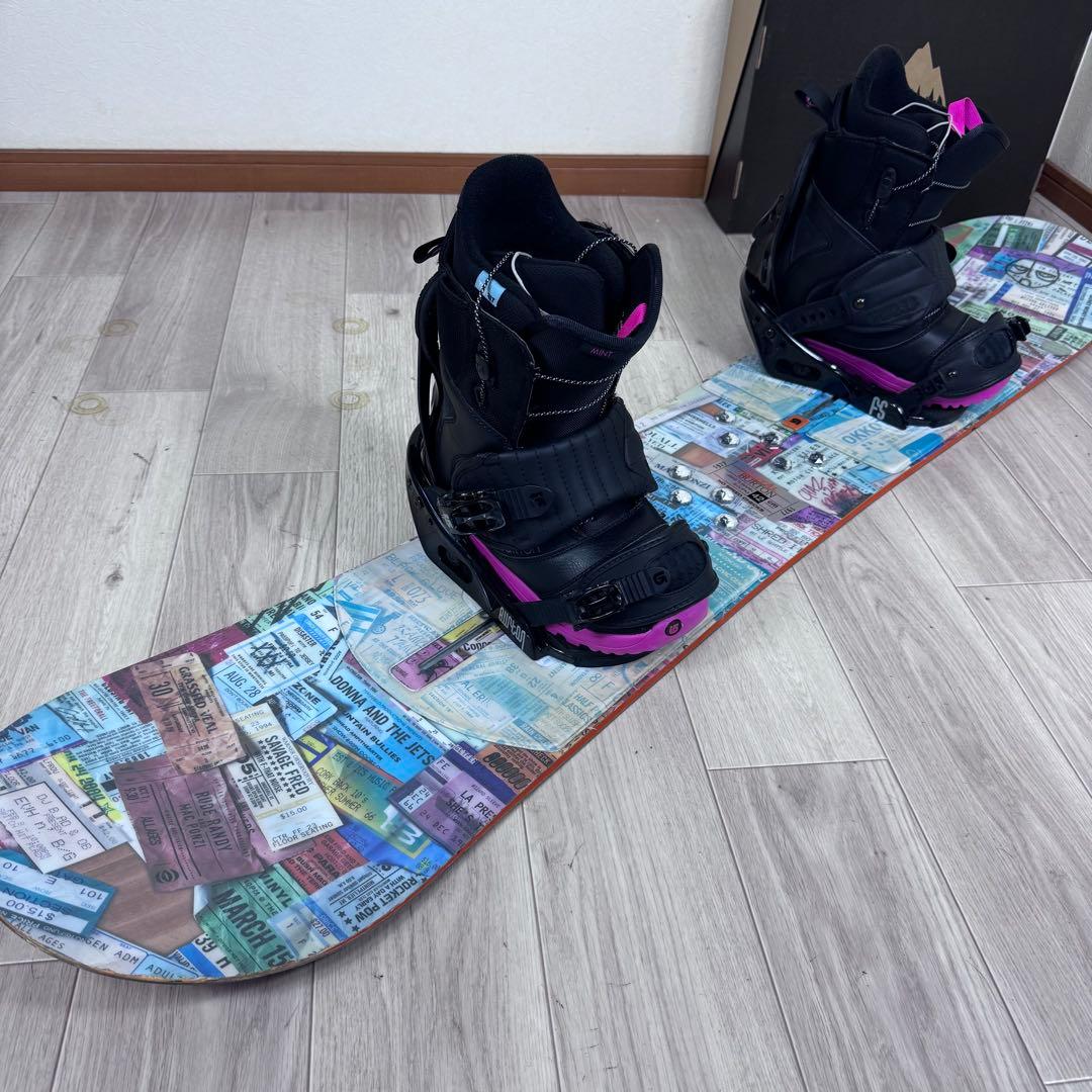 BURTON レディーススノーボードセット 142cm