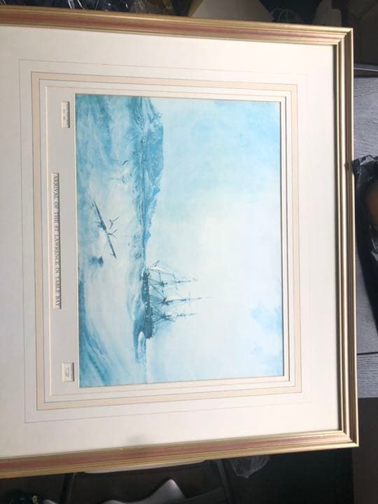 トーマスウィリアムボウラー絵画　シリアルナンバー付き