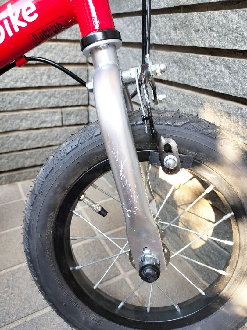 へんしんバイク2 赤 （新品未使用のペダル後付け専用工具付き）