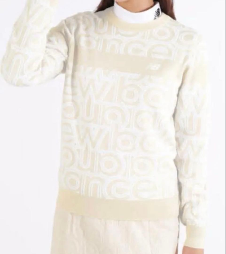 ニューバランス　ニットせ-タ- ゴルフ　新品　べ-ジュ　XL
