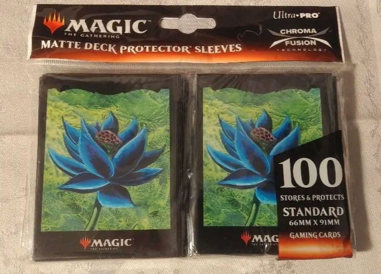 ブラックロータスデッキプロテクタースリーブ 100枚