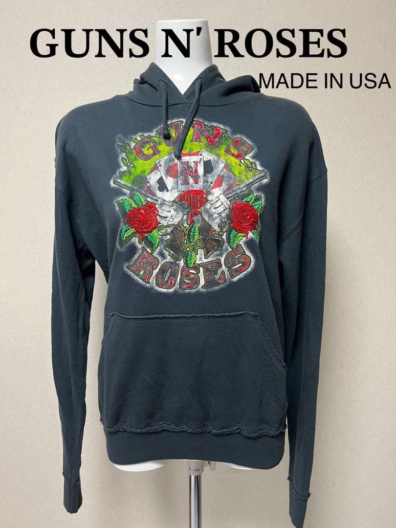 超希少❗️GUNS N' ROSESガンズアンドローゼズ　フーディー　パーカー