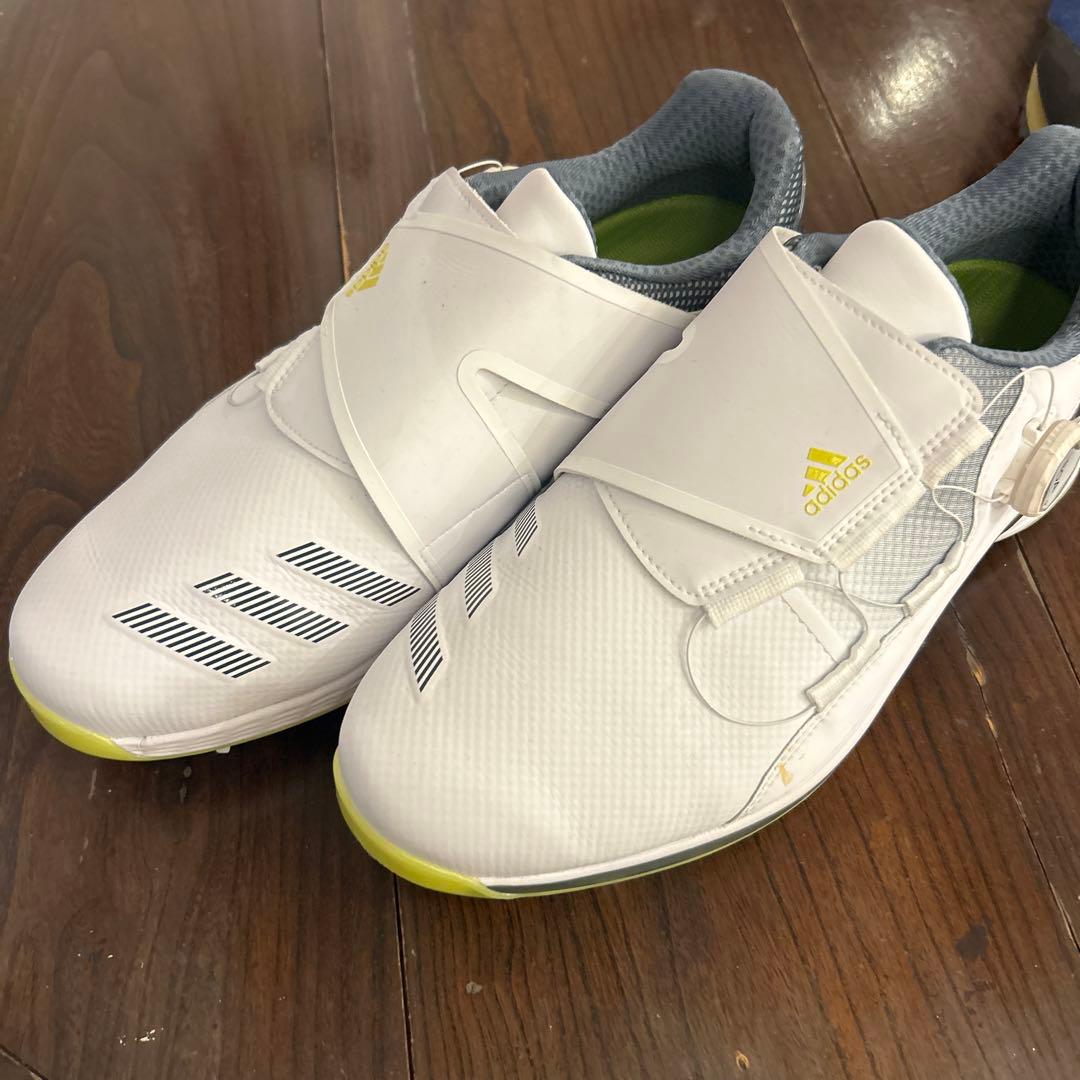 【25.5cm】adidas ゴルフシューズ SUPERSTAR ホワイト