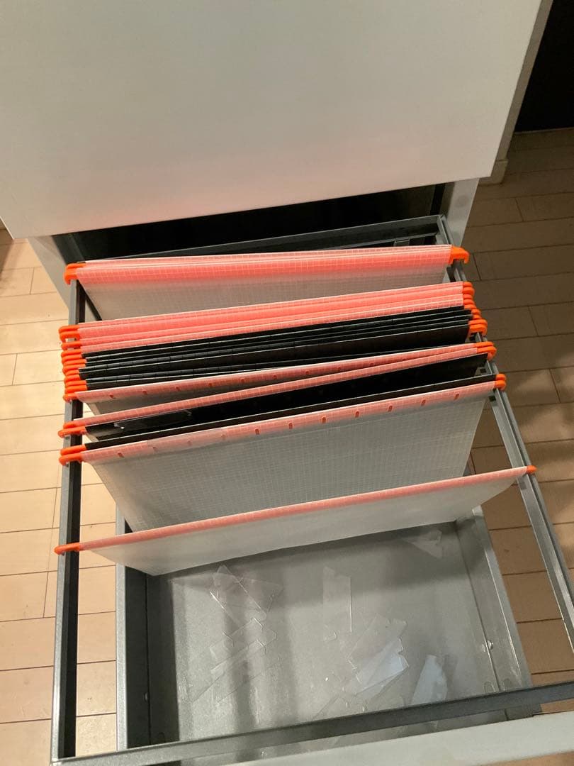 キャビネット ハンギングファイル収納　事務所　棚　オフィス家具