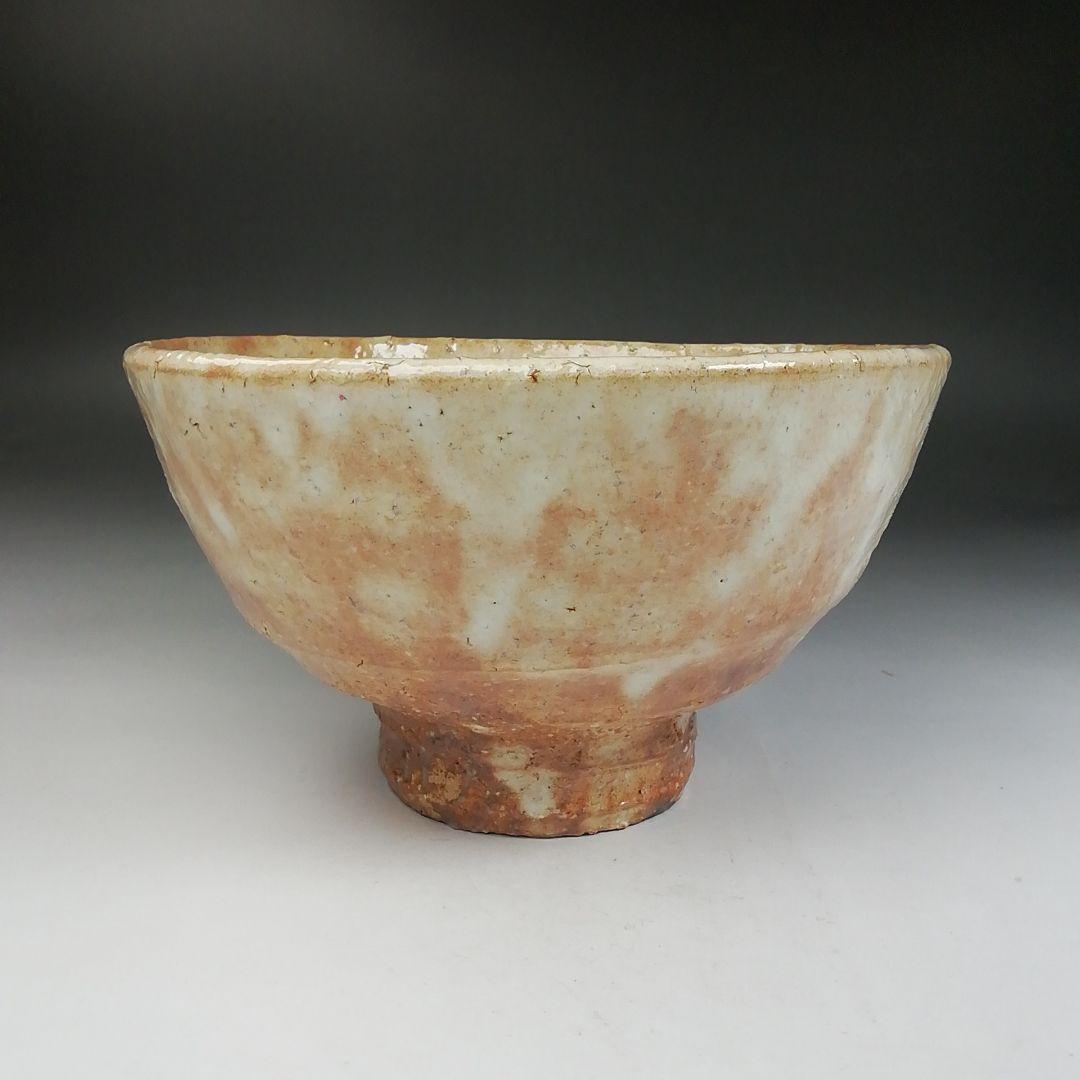 Ｗ１０７　茶碗　『萩茶碗』『天鵬山　広瀬淡雅 造』　共箱　抹茶碗　茶道具