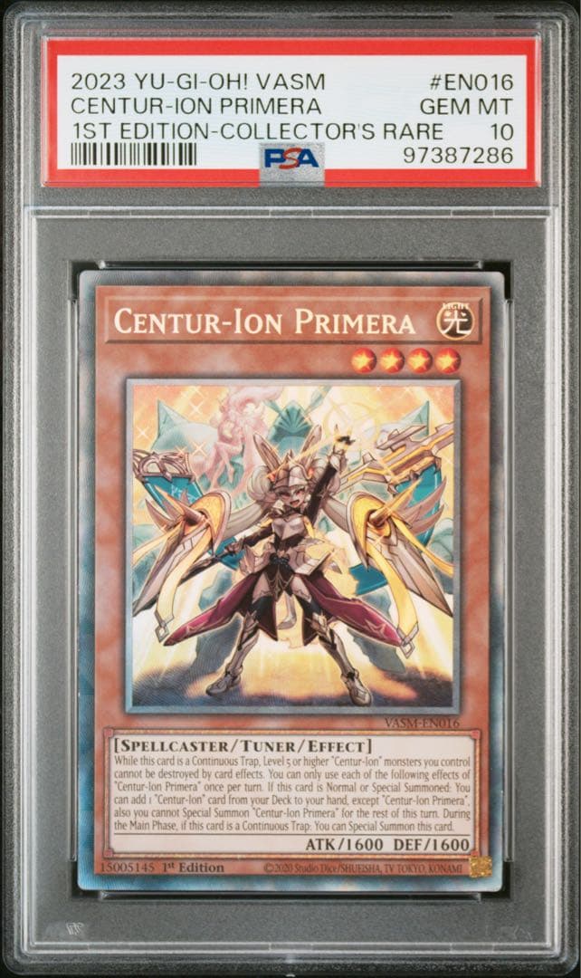 遊戯王　海外版　プリメラ　PSA10 コレクターズレア