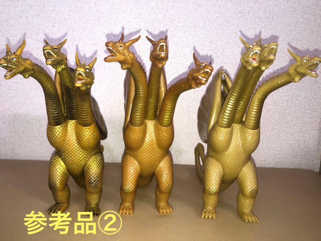 キングギドラ ゴールドフィギュア⭐️レア色違い⭐️貴重な2本つの⭐️歴代怪獣ボックス版