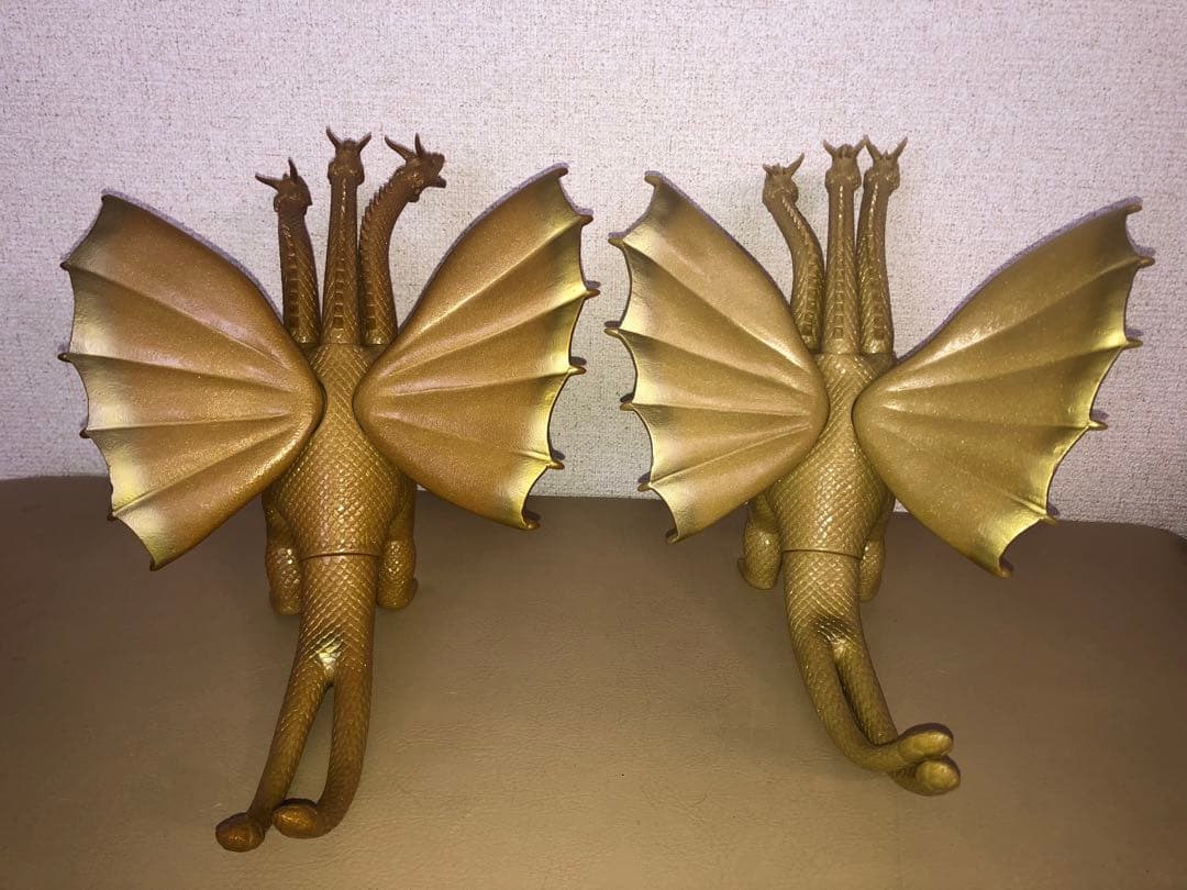 キングギドラ ゴールドフィギュア⭐️レア色違い⭐️貴重な2本つの⭐️歴代怪獣ボックス版