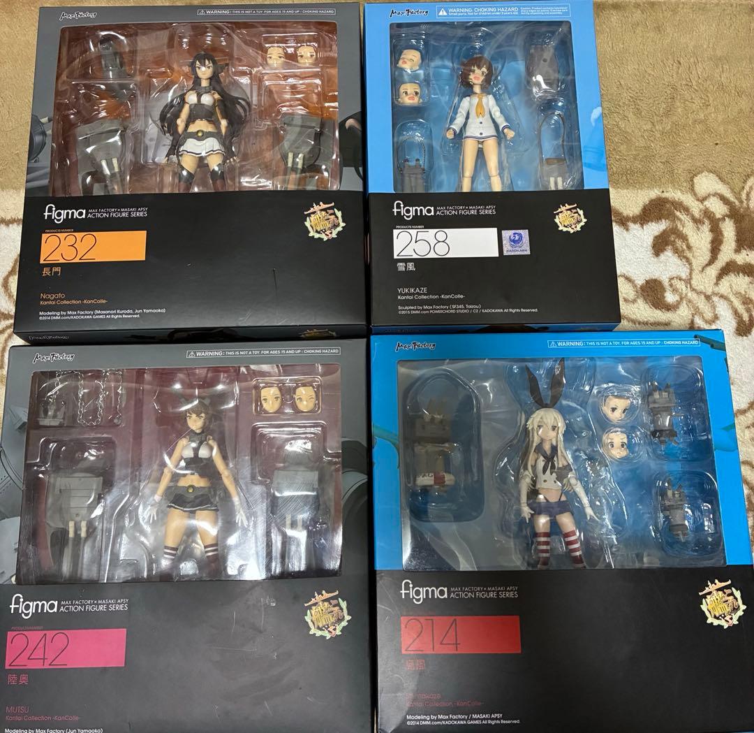 2/12まで　限定値下げ中　figma 艦これ　長門　陸奥　島風　雪風　セット